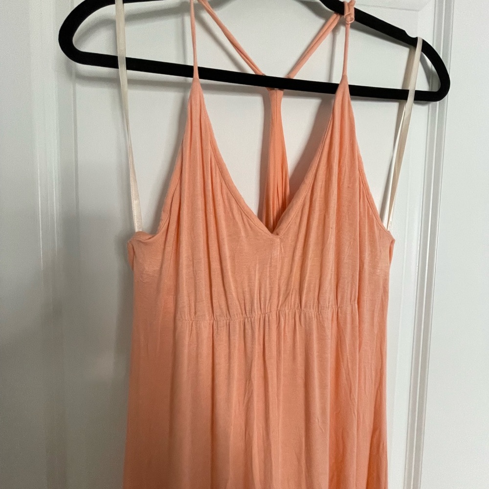 Pink maxi dress